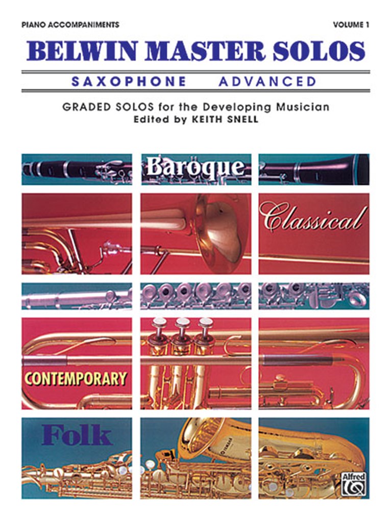 Belwin Master Solos, Volume 1 (Alto Saxophone)